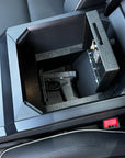 Cybertruck Center Console Dual Locking Safe - Biometric Finger Scan Print or Key Opening