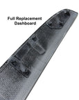 2024+ | Model 3 Dashboard Replacement Kit (3 Piece Options) - Real Dry Molded Carbon Fiber