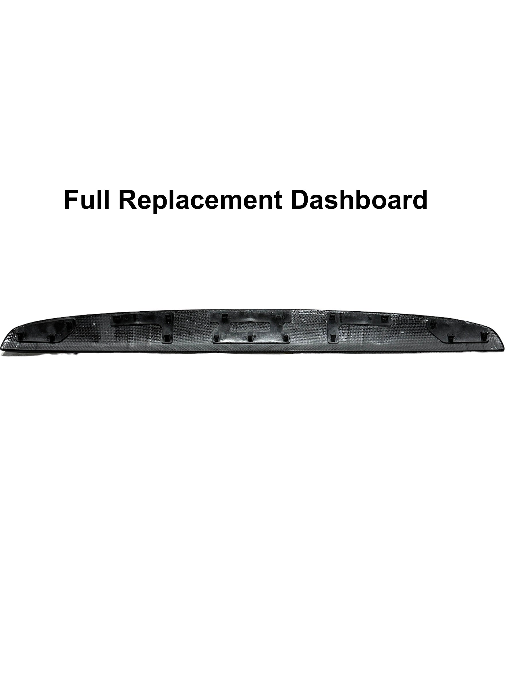 2024+ | Model 3 Dashboard Replacement Kit (3 Piece Options) - Real Dry Molded Carbon Fiber