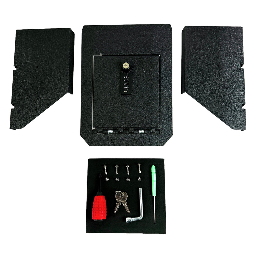 Cybertruck Armrest Console Locking Safe - Dual Locking