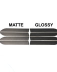 Model X Door Handle Overlay - Real Dry Molded Carbon Fiber (Set of 4)