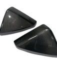 Cybertruck Side View Mirror Cap Overlays - Real Dry Molded Carbon Fiber