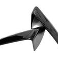 Cybertruck Side View Mirror Cap Overlays - Real Dry Molded Carbon Fiber