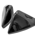 Cybertruck Side View Mirror Cap Overlays - Real Dry Molded Carbon Fiber