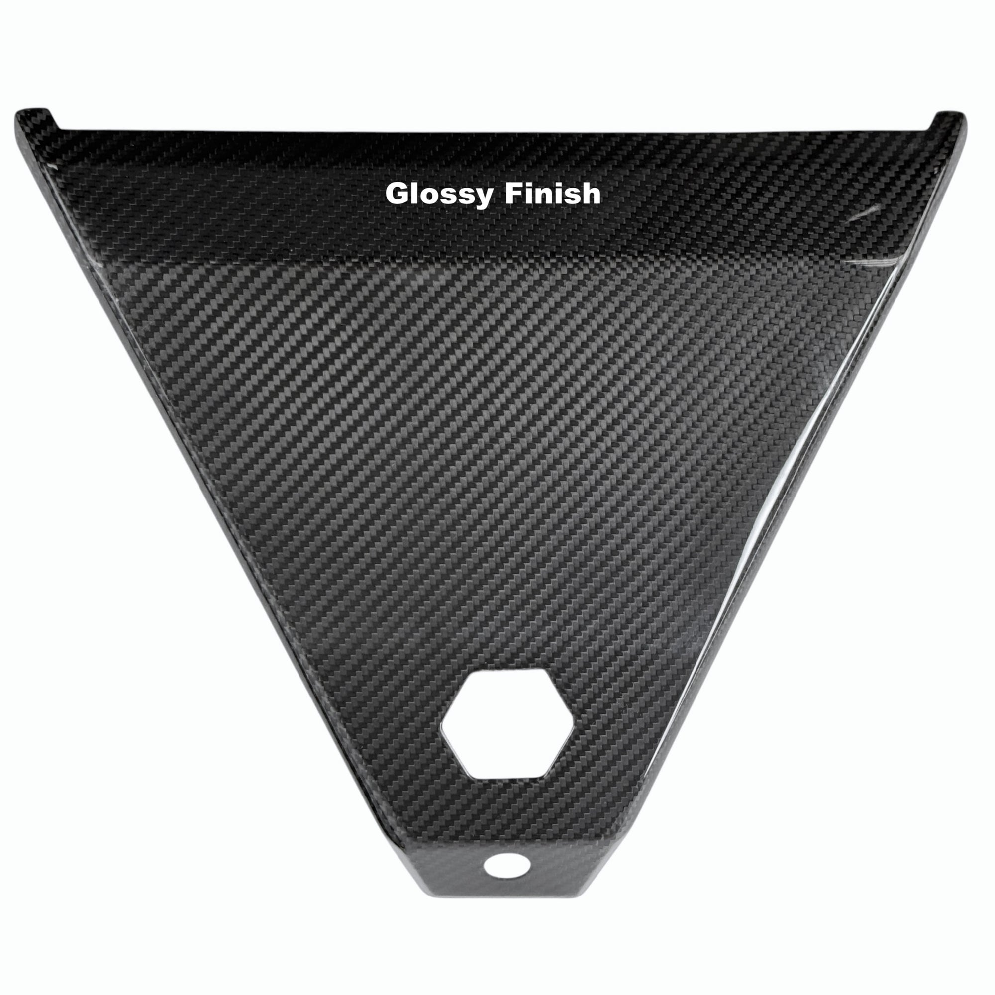 Cybertruck Rearview Mirror Delete &amp; Full Overlay Gen. 2 - Real Dry Molded Carbon Fiber