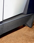 Cybertruck Black Textured Vinyl Armor Rocker Panel Kit (8 Pieces) - Spray-On Bed Liner Look