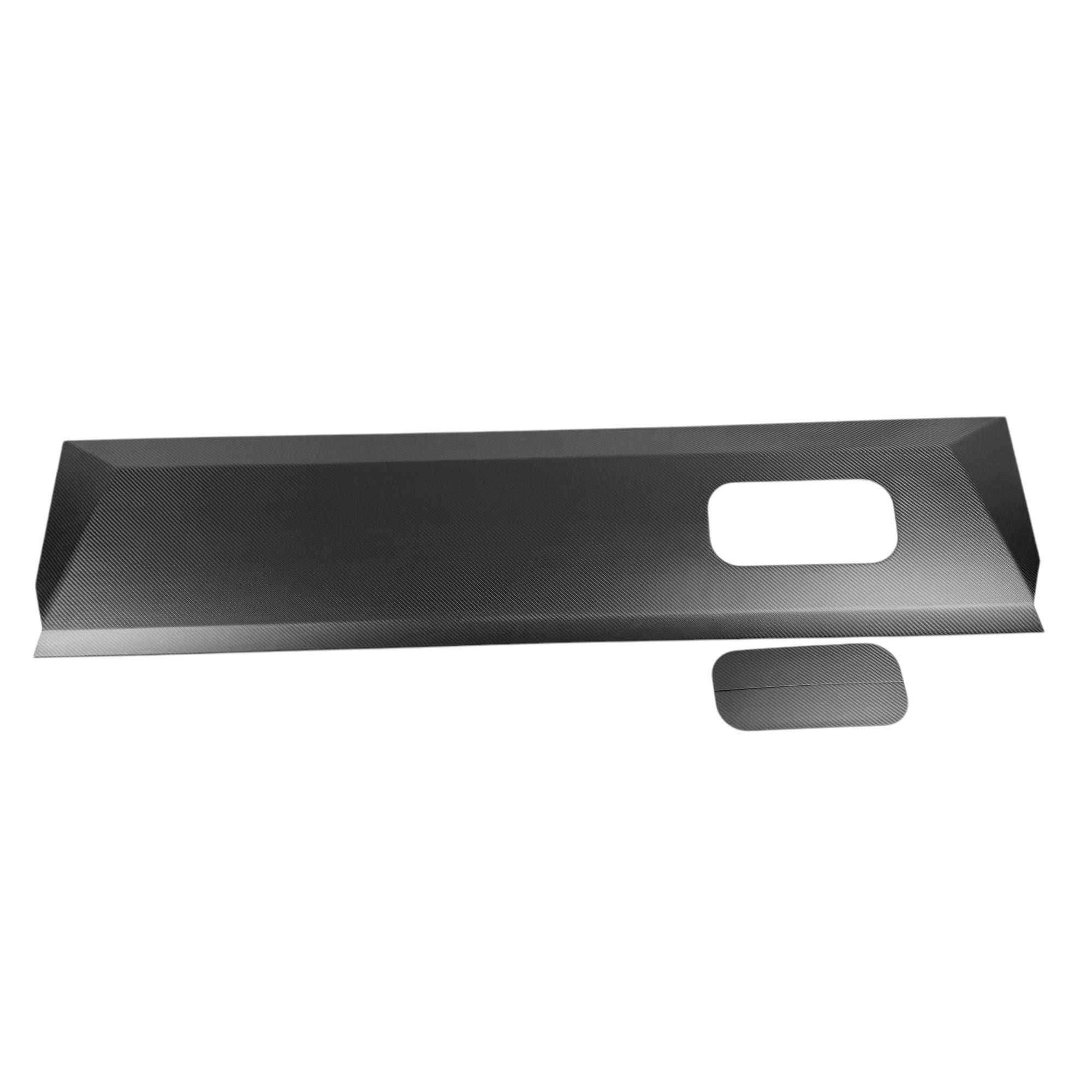 Cybertruck Upper Dashboard Overlay - Real Dry Molded Carbon Fiber