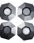 Cybertruck Heptagon Center Wheel Caps & Lug Nut covers (Set of 4) - Version 2.0