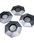 Cybertruck Heptagon Center Wheel Caps & Lug Nut covers (Set of 4) - Version 2.0