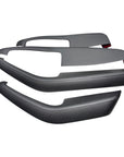 2024+ | Model 3 Front & Rear Lower Door Armrest Overlays (4 Pieces) "Plain Weave" - Real Dry Molded Carbon Fiber