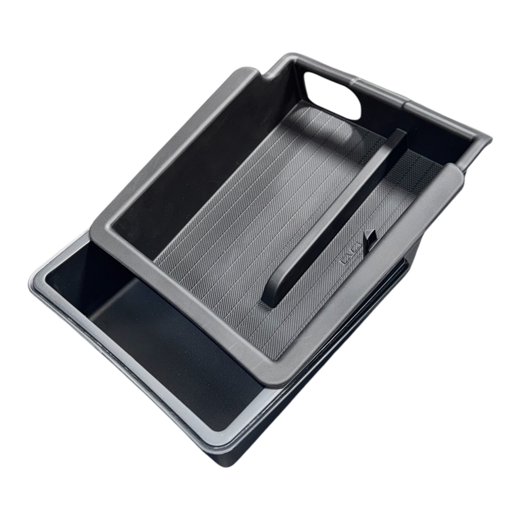 Model 3 &amp; Y Lined Center Console Sliding Tray (Gen. 2)