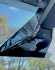 Cybertruck Rearview Mirror Delete & Full Overlay Gen. 2 - Real Dry Molded Carbon Fiber