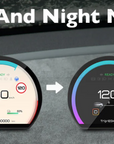 Model 3 & Y Dashboard Round Cluster Display - Mini Style