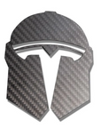 Model 3 & Y Mandalorian T Logo Overlay Emblem Badge - Front Hood