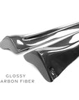 2020+ | Model Y Colossal Side Skirt Overlays - Real Dry Molded Carbon Fiber