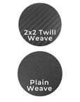 2024+ | Model 3 Backseat Cupholder "Plain Weave" - Real Molded Performance Carbon Fiber