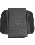 Model 3 & Y Padded Armrest Cover with Side Pockets - Version 2 (Black & White)