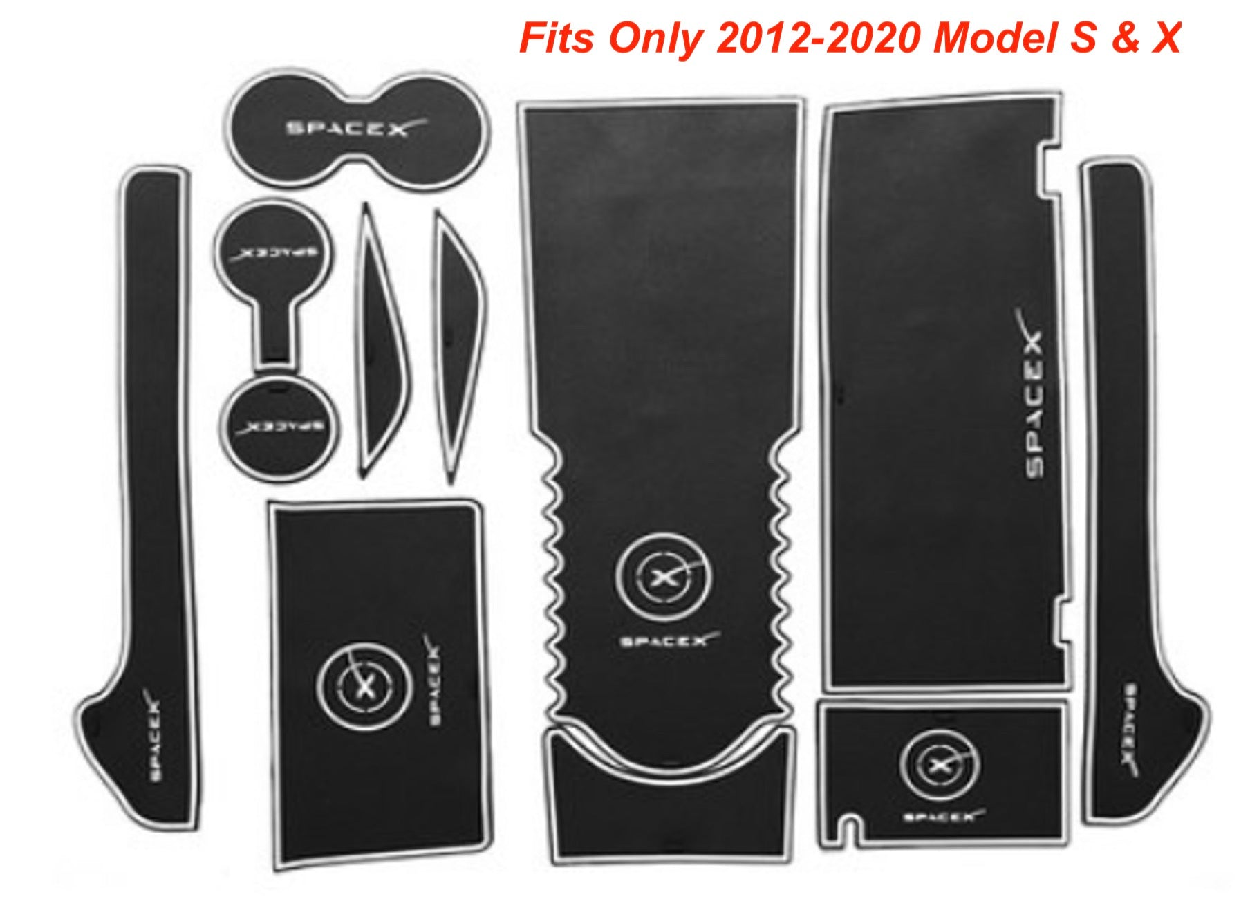 Model S3XY* SPACE X Center Console &amp; Cup Holder Liner Kit - $15 with 40% OFF