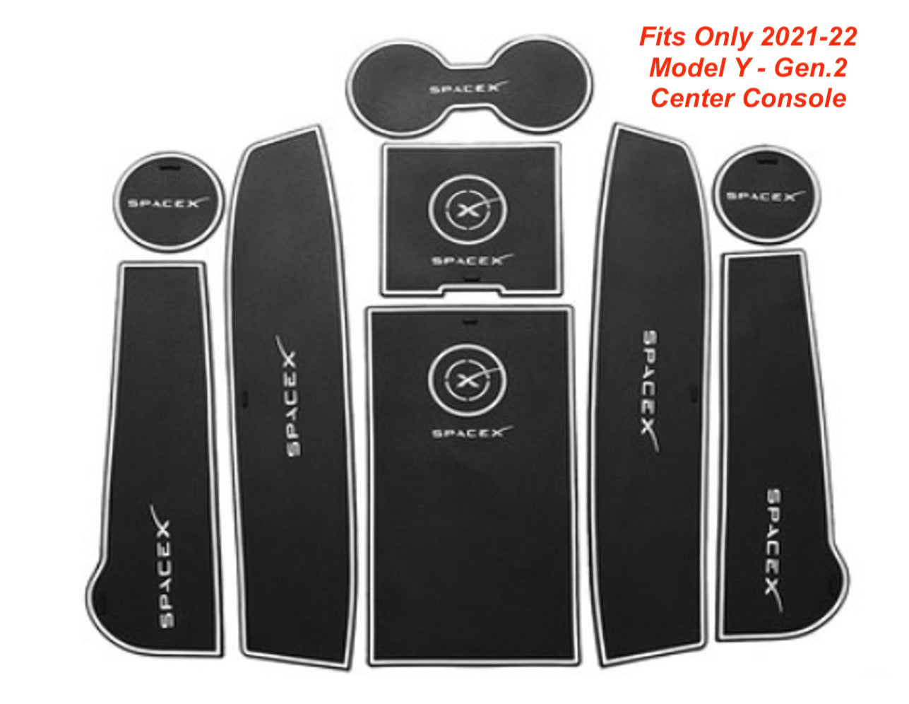 Model S3XY* SPACE X Center Console &amp; Cup Holder Liner Kit - $15 with 40% OFF