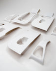 Model 3 & Y Window & Door Switch Plastic Covers (10 Pieces) - White Variety*