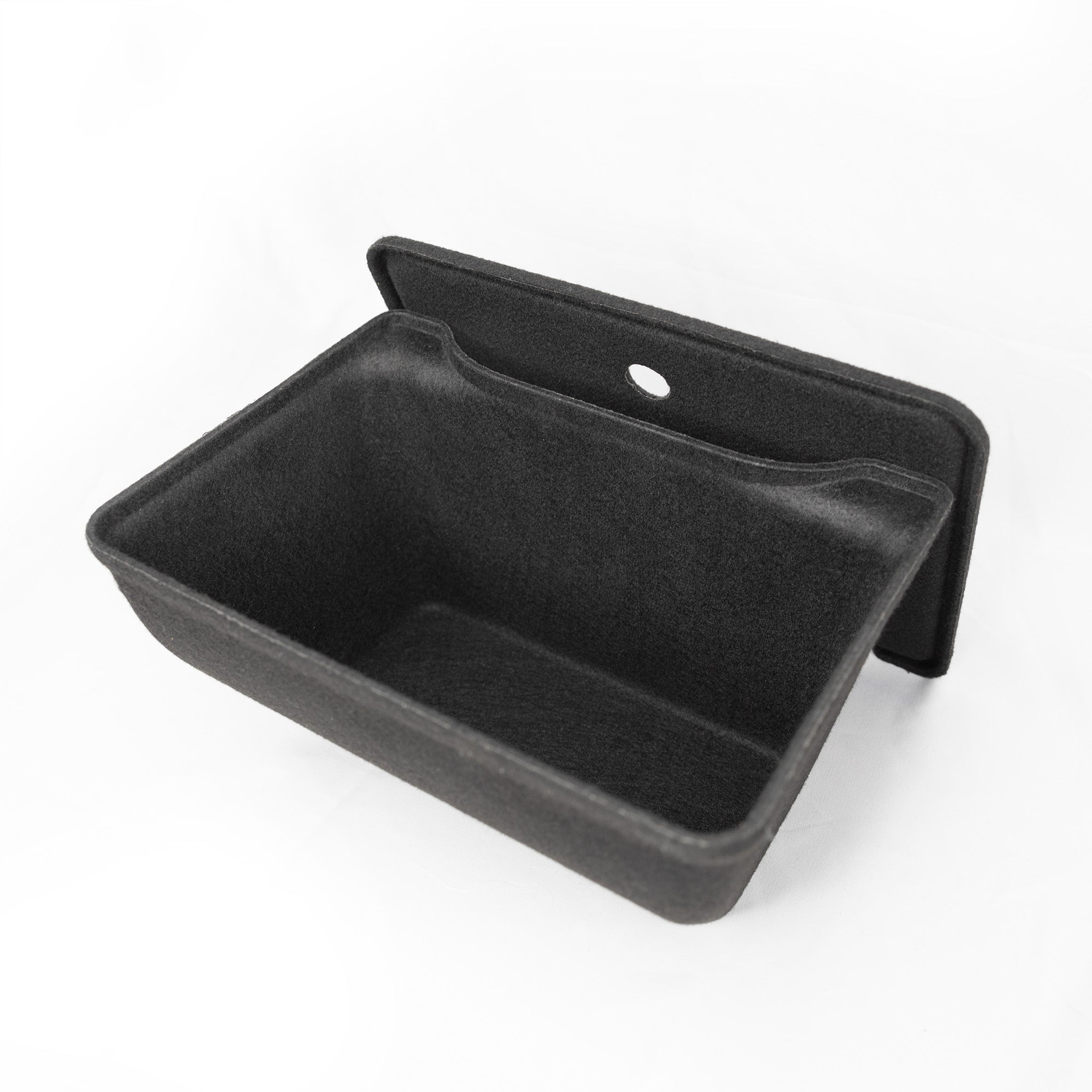 Model Y Back Seat Storage Box with Lid - Fully Flocked