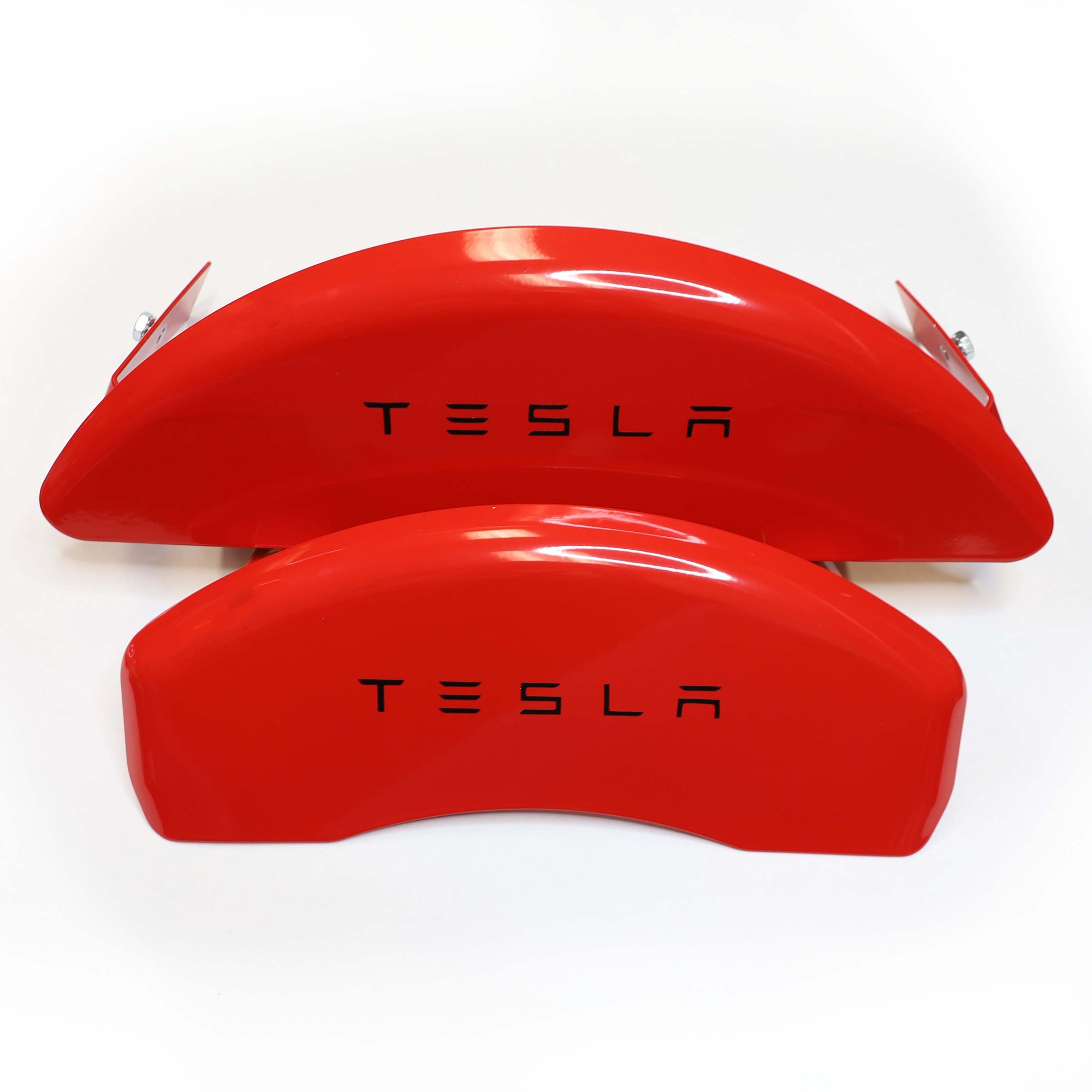 Model Y Flat Caliper Covers - Red (Engraved TESLA or Non Engraved) - $69 with 40% OFF - USE CODE: OVERSTOCK40