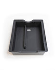 Model 3 & Y Lined Center Console Sliding Tray with Access Hole (Gen. 2)