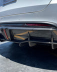 Model Y Razzo Rear Diffuser & LED Brake Light- Hydro Carbon Fiber Coated