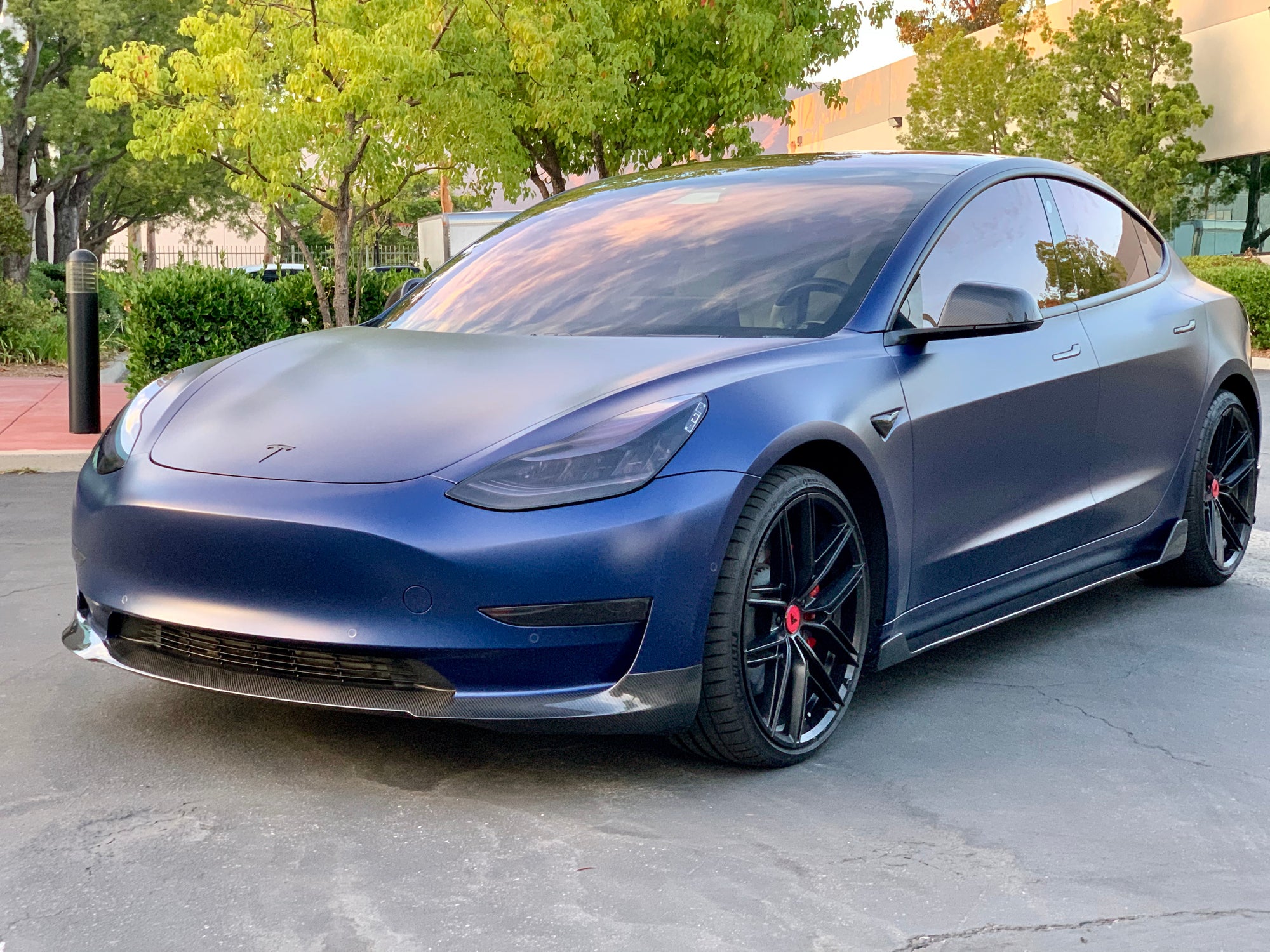 2017-2023 | Model 3 Front Lip Gen. 2 - Real Molded Carbon Fiber