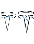 Model Y ABS Plastic T Logo Caps (4 pieces) Front & Rear - Variety*