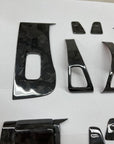 Model 3 Window & Door Switch Kit (10 Pieces) - Real Forged Carbon Fiber