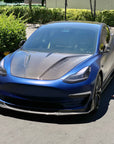 2017-2023 | Model 3 Viento Aero Front Lip - Real Molded Carbon Fiber