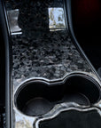 Model 3 & Y Center Console Overlay (Gen. 1) - Real Forged Carbon Fiber