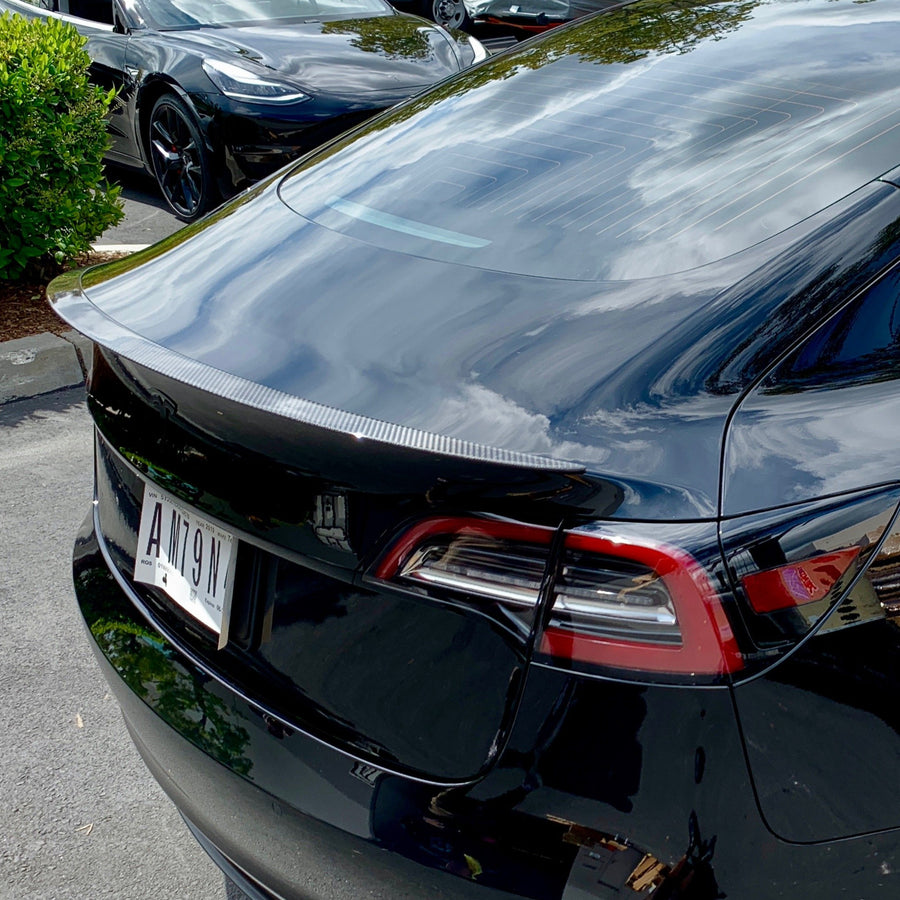 Tesery Tesla Model 3 Highland / Y Spoiler Performance OEM Style - Dry  Carbon Fiber Exterior Mods