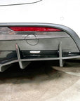 Model Y Razzo Rear Diffuser & LED Brake Light- Hydro Carbon Fiber Coated