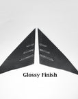 Model 3 A-Pillar Accent Overlays (1 Pair) - Real Molded Carbon Fiber