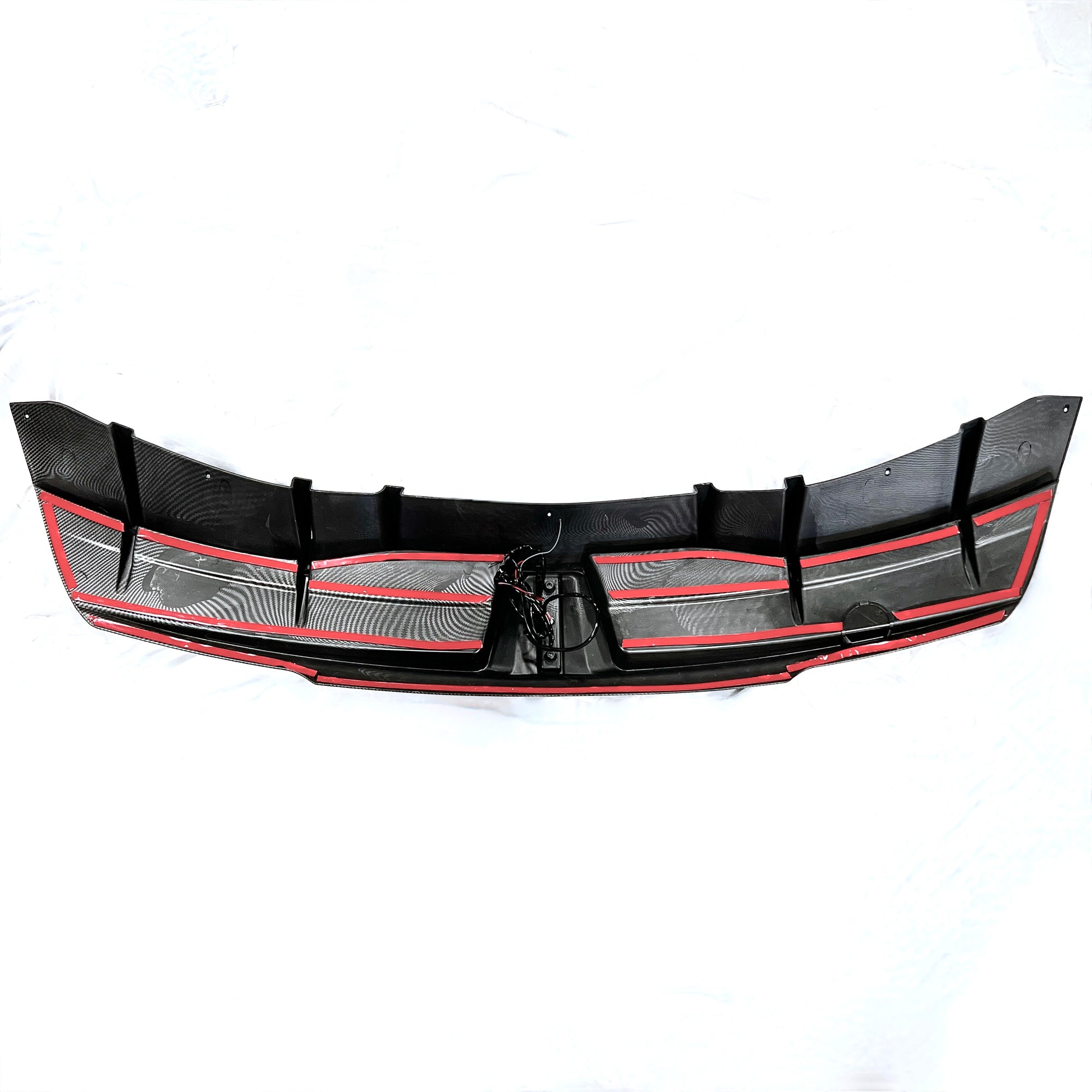 Model Y Razzo Rear Diffuser &amp; LED Brake Light- Hydro Carbon Fiber Coated