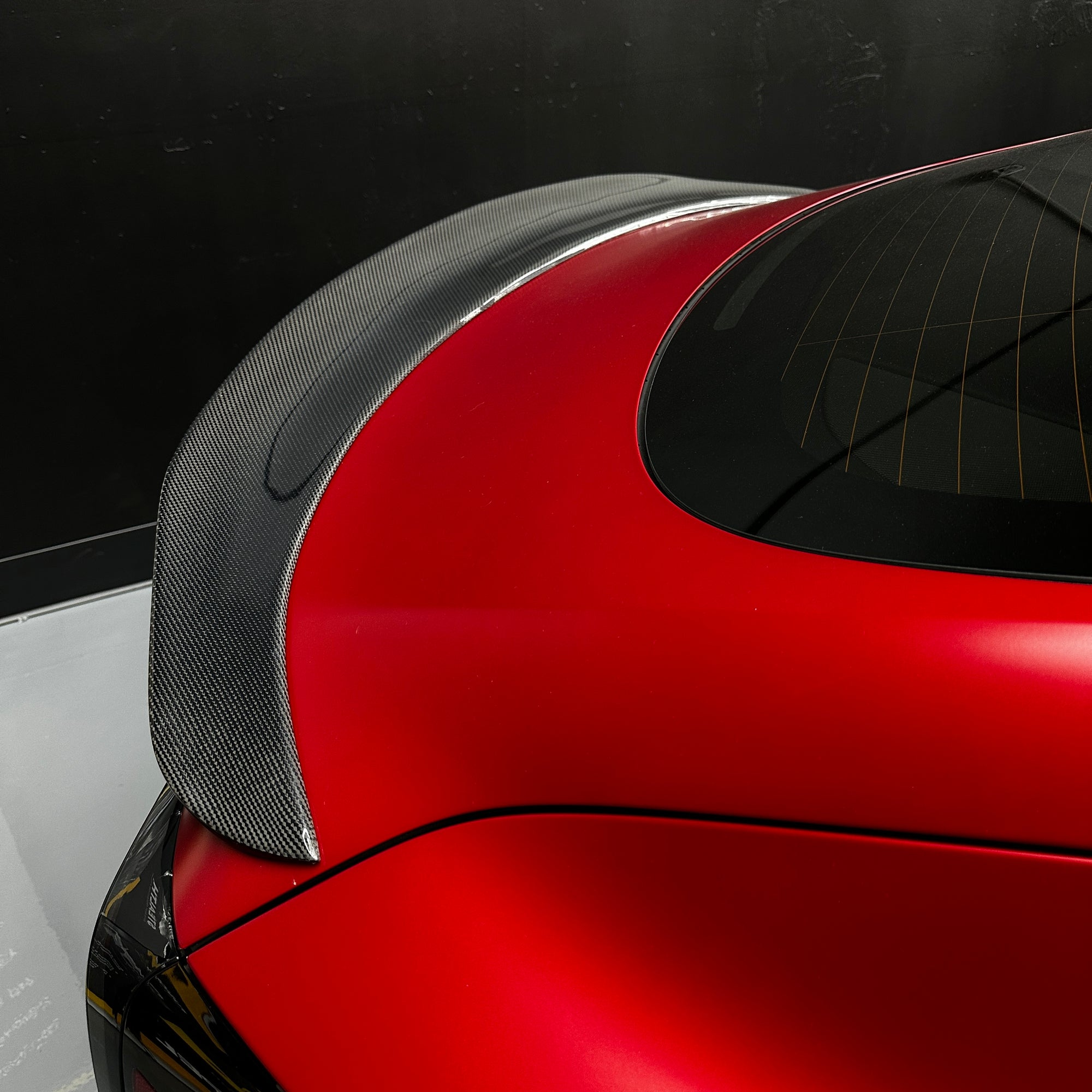 2017-2023 | Model 3 Europa Rear Spoiler - Real Molded Carbon Fiber