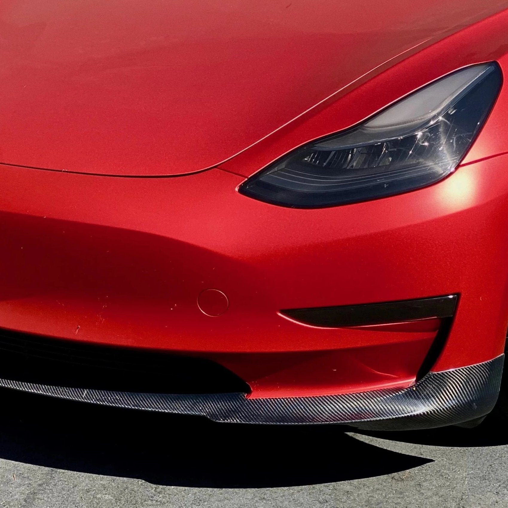 2017-2023 | Model 3 Front Lip Gen. 2 - Real Molded Carbon Fiber