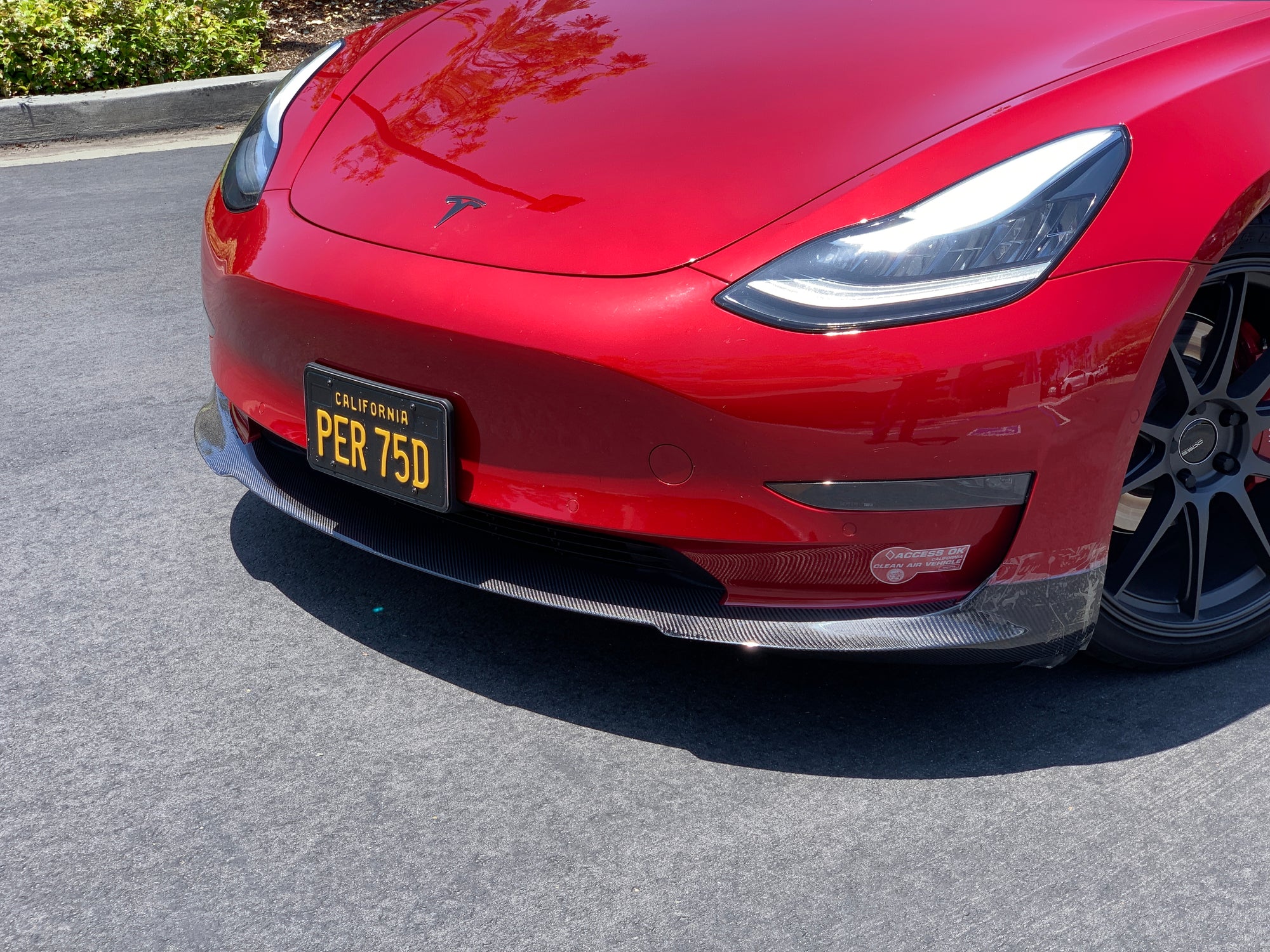 2017-2023 | Model 3 Front Lip Gen. 2 - Real Molded Carbon Fiber