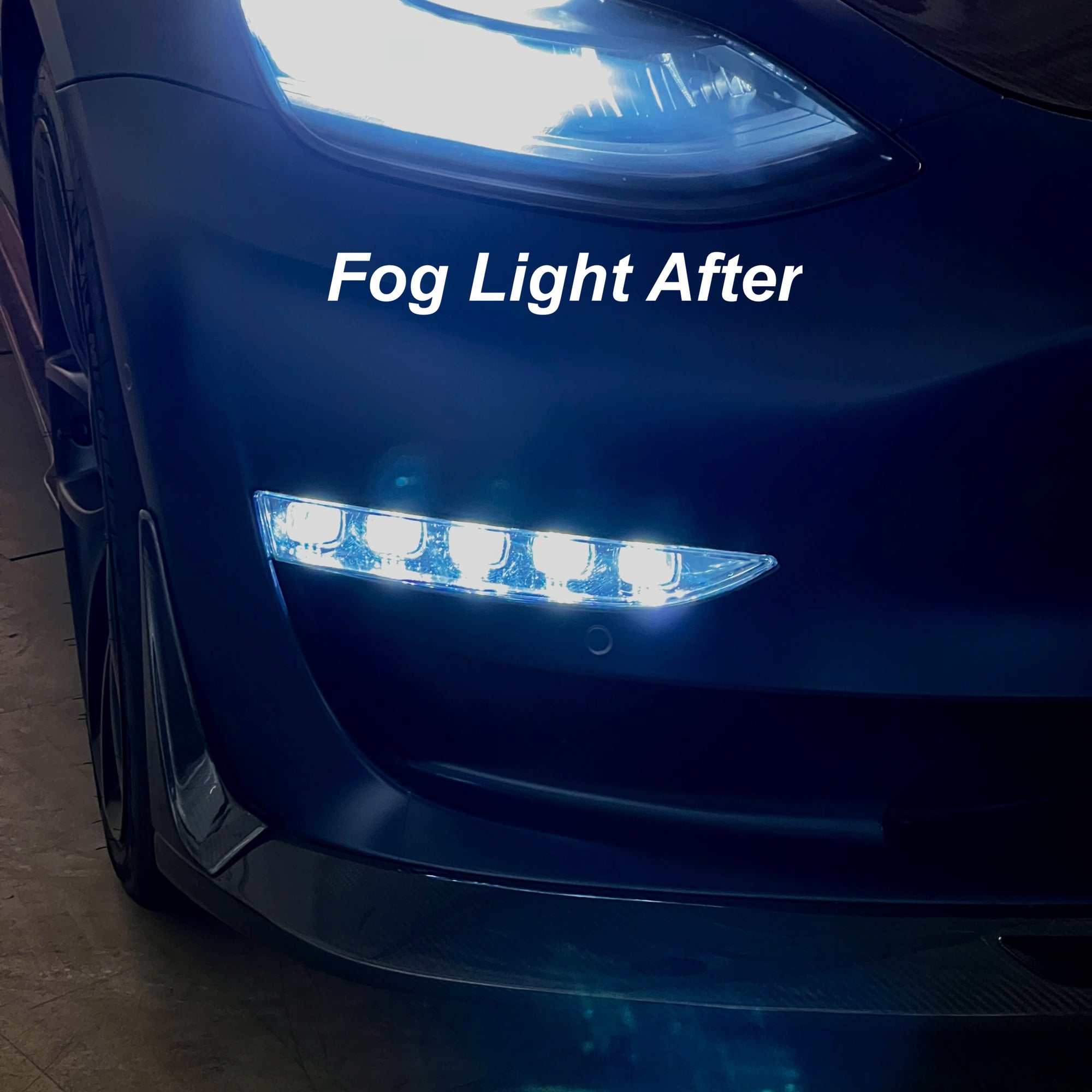 Model 3 &amp; Y LED Fog Light Upgrade with Turn Signals (1 Pair) - Fits Performance, LR &amp; Standard Range