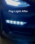 Model 3 & Y LED Fog Light Upgrade with Turn Signals (1 Pair) - Fits Performance, LR & Standard Range