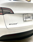 SPACE X Trunk Emblem & NASA DECAL