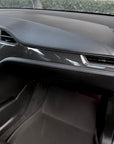 2012-2021 | Model S & X Dashboard & Center Console Upgrade (7 Piece Kit) - Real Molded Carbon Fiber - Goodbye Wood