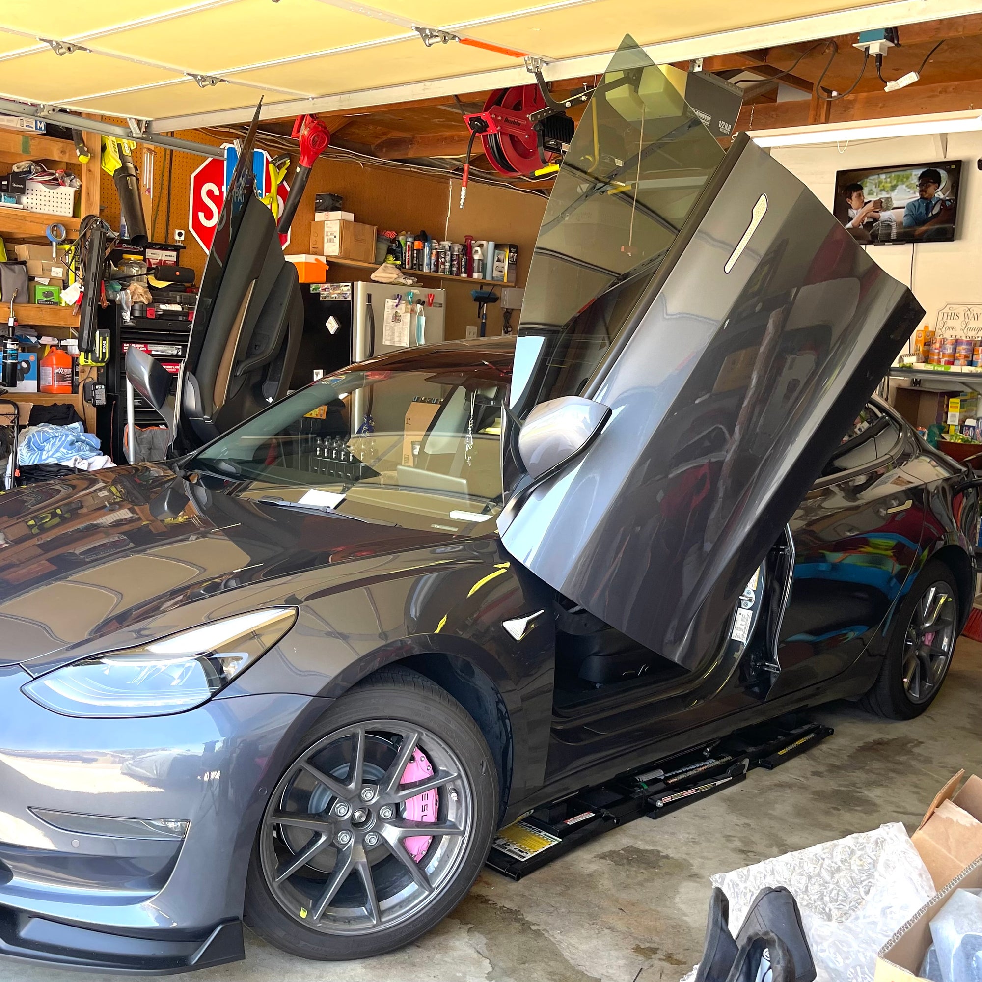 Model Y Scissor Doors Conversion Kit from Vertical Doors