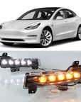 Model 3 & Y LED Fog Light Upgrade with Turn Signals (1 Pair) - Fits Performance, LR & Standard Range