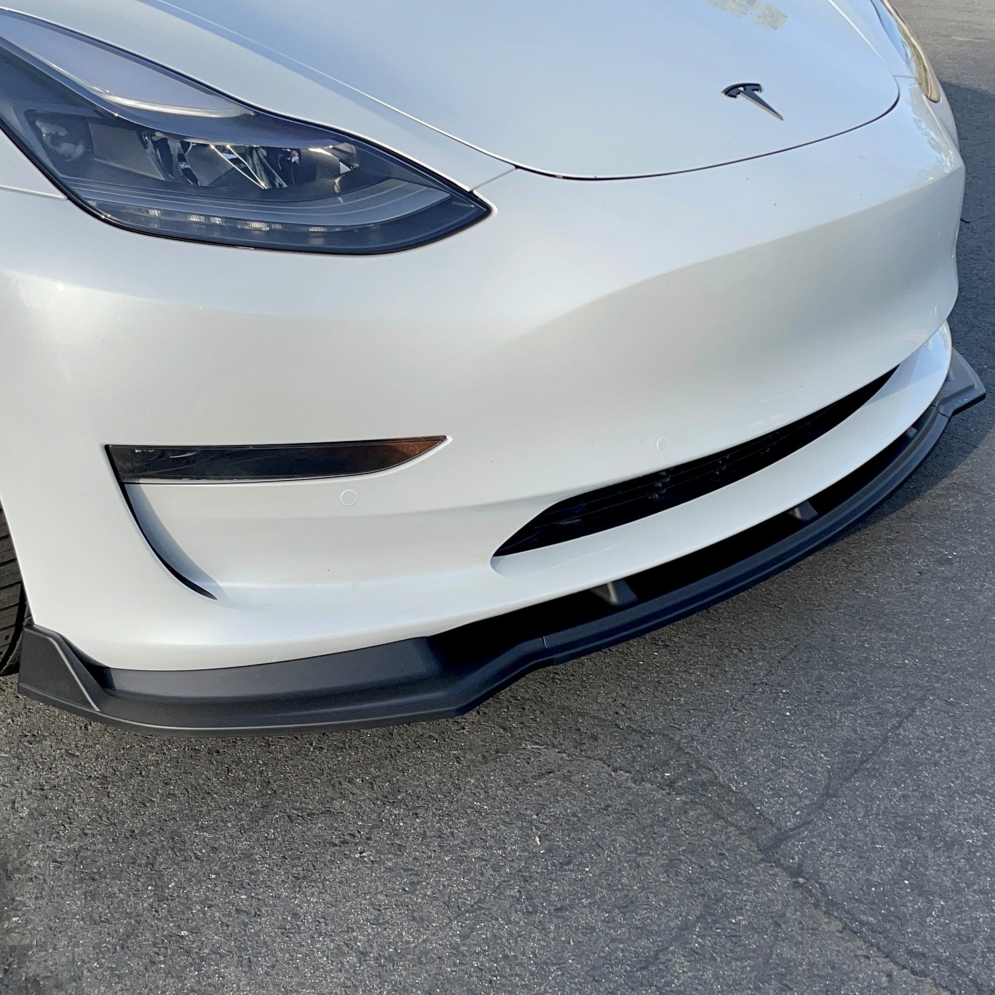 2017-2023 | Model 3 Front Lip Spoiler ABS Plastic (3 Piece) - Variety*