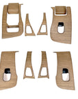 Model 3 & Y Door Switch Overlays (10 Pieces) - Real Open-Pore Wood Veneers