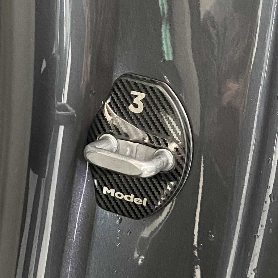  Car Door Lock Latches Cover Protector for Model 3 Door