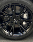 Tesla Model Y Center Caps & Lug Nut Covers - 19" Gemini Wheels